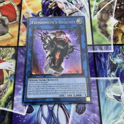 Yugioh! Fiendsmith’s Requiem MP25-EN089 Prismatic Secret Rare 1st Edition NM - Image 2