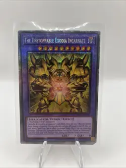YUGIOH x1 MP25-EN008 THE UNSTOPPABLE EXODIA INCARNATE - STARLIGHT RARE - Image 1