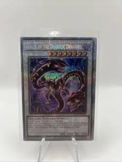 YUGIOH x1 MP25-EN023 BEELZE OF THE DIABOLIC DRAGONS STARLIGHT RARE 1st - Image 1