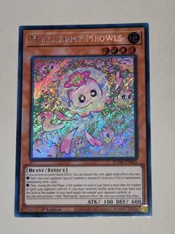 Yugioh Mulcharmy Meowls - Secret Rare SUDA-EN025 (NM) 1st Edition - Image 1