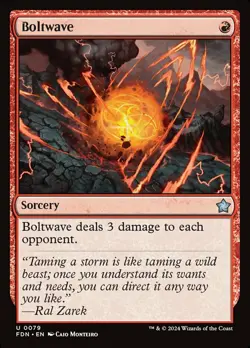 [1x] Boltwave Near Mint, English Foundations Singles MTG Magic - Image 1
