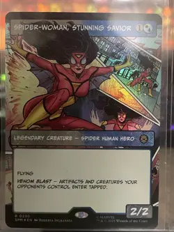 Spider-Woman, Stunning Savior (Borderless) Marvel's Spider-Man Foil - Image 1