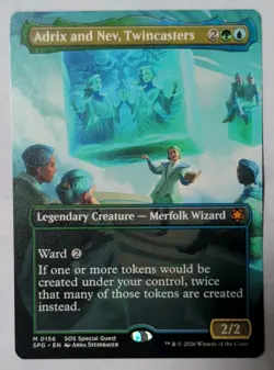 Adrix and Nev, Twincasters (Borderless) - Special Guests Regular - MTG - 0156 - Image 1