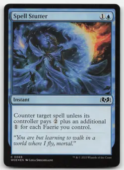 Spell Stutter 69 FOIL WOE Wilds of Eldraine MTG Magic NM - Image 1