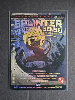 MTG Splinter, Vengeful Sensei (Borderless Foil) R 2374 Secret Lair x TMNT - Image 1
