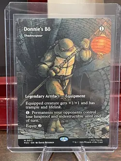 Magic: The Gathering Donnie's Bo Legendary Artifact Equipment TMNT M0017 MTG TMT - Image 1