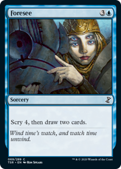 Foresee FOIL Time Spiral Remastered NM Blue Common MAGIC GATHERING CARD ABUGames - Image 1