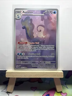 Aurorus 092/088 Illustration Rare Full Art Pokemon Card Perfect Order English NM - Image 1
