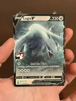 138/195 Lugia V Prize Pack Series Stamped Play Pokemon TCG Silver Tempest - LP! - Image 2