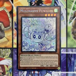 Yugioh! Mulcharmy Fuwalos 2025 Mega-Pack MP25-EN102 Prismatic Secret Rare - Image 1