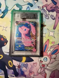 BGS 9 Pokemon Mew EX Legendary Treasure Radiant Coll Full Art #RC24 - Image 1