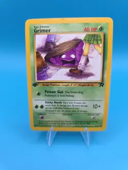 GRIMER 57/82 COMMON TEAM ROCKET POKEMON 1ST EDITION - Image 1