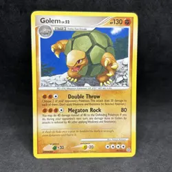 Pokemon TCG - Golem 29/132 Non-Holo Rare - D&P Secret Wonders - NM - Image 1