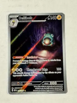2023 Pokemon OBF EN #201/197 Bellibolt FA Holo Illustration Rare Mint - Image 4