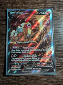 Entei V GG36/GG70 Sword & Shield Crown Zenith Galarian Gallery Pokemon Card - Image 1