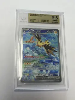 Pokemon - Zapdos ex 202/165 SIR - BGS 9.5 Gem Mint - Image 1