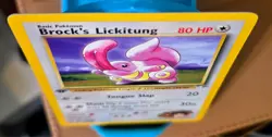 1999 - 1st Edition BROCK’S LICKITUNG Pokemon TCG Gym Heroes 41/132 NM, New - Image 3