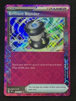 Pokemon Brilliant Blender 164/191 Sv08 Surging Sparks ACE SPEC Rare Holo Card - Image 1