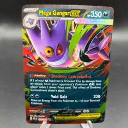 Mega Gengar EX 056/094 Pokemon Card - Me02: Phantasmal Flames - NM - Image 1