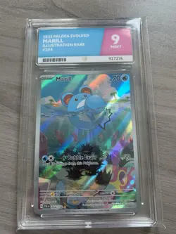 Marill 204/193 Ace 9 Scarlet Violet Paldea Evolved Illustration Rare Pokemon - Image 1