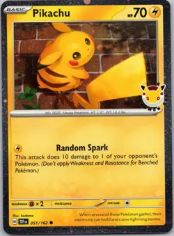Pikachu Pokemon Day 2026 051/162 Cosmos Holo NM - Image 1