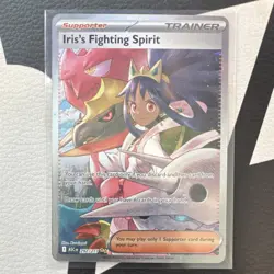 Pokemon Iris's Fighting Spirit 180/159 Sv09 Ultra Rare Holo - Image 1