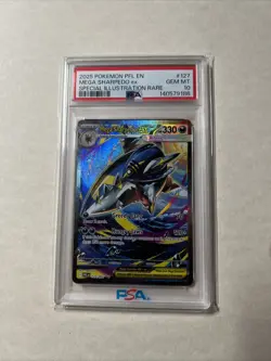PSA 10 MEGA SHARPEDO EX #127 SPECIAL ILLUSTRATION RARE 2025 POKEMON PHANTASMAL - Image 1