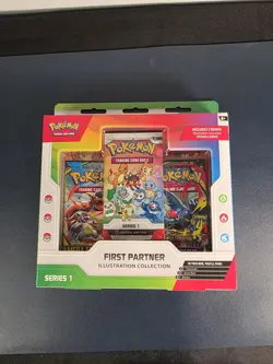 Pokemon TCG First Partner Illustration Collection Series 1 New Sealed - Image 1
