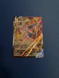 Pokemon TCG Espeon VMAX 065/203 Holo Rare Card Evolving Skies - Image 1