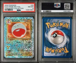 2002 Pokemon Legendary Collection Electrode #22 Reverse Holo PSA 8 LOW POP - Image 3