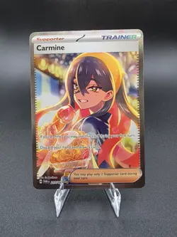 2024 POKEMON TWM EN-TWILIGHT MASQUERADE 217/167 CARMINE NEAR MINT/NM - Image 1
