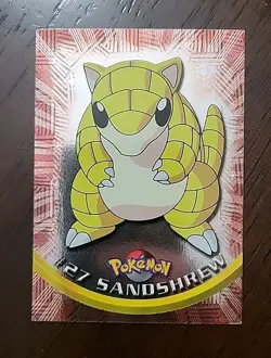 MP! Sandshrew #27 Holo Blue Label - Pokemon Topps TV Animation - Image 1