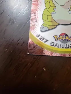 MP! Sandshrew #27 Holo Blue Label - Pokemon Topps TV Animation - Image 2