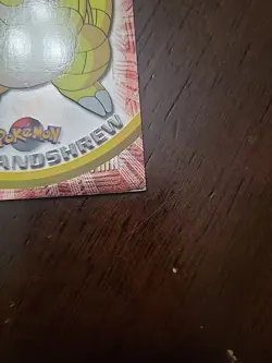 MP! Sandshrew #27 Holo Blue Label - Pokemon Topps TV Animation - Image 3