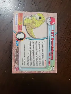 MP! Sandshrew #27 Holo Blue Label - Pokemon Topps TV Animation - Image 4
