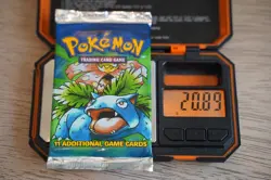 Pokemon Base Set Booster Pack Unlimited Venusaur Art WOTC TCG Vintage Sealed - Image 1