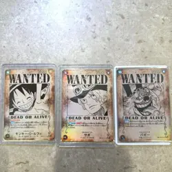 ONE PIECE Card Game Inherited Will Wanted Design Luffy Ace Sabo set Japanese - Image 1