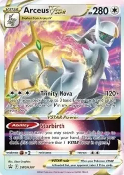 Pokemon Arceus VSTAR - SWSH307 - SWSH Black Star Promos NM-Mint SWSH Black Star - Image 1