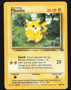 Pikachu 60/64 Common Pokemon Jungle - Image 1