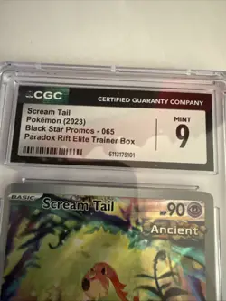 Scream Tail 065 Black Star Promo CGC 9 Mint Paradox Rift ETB Pokemon - Image 3