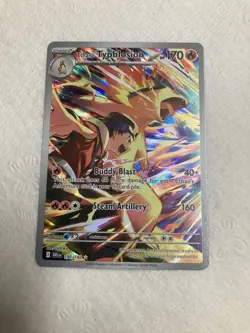 Pokemon TCG Destined Rivals Ethan's Typhlosion Illustration Rare Card 190/182 - Image 1
