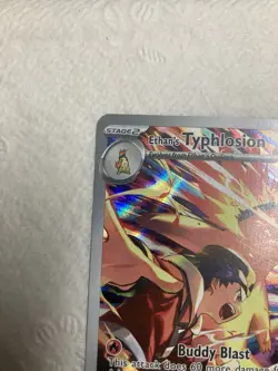 Pokemon TCG Destined Rivals Ethan's Typhlosion Illustration Rare Card 190/182 - Image 4