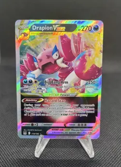 Pokemon TCG Drapion VSTAR Lost Origin 119/196 Holo Ultra Rare Near Mint - Image 1
