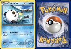 Oshawott 37/113 C Legendary Treasures Pokemon NM/M - Image 2