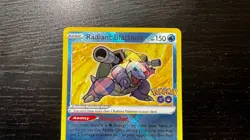 POKEMON TCG - Radiant Blastoise Pokemon GO 018/078 Holo Radiant Rare NM - Image 2