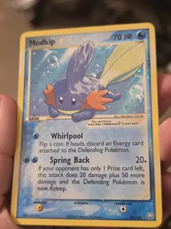 Mudkip 107/109 EX Team Rocket Returns Holo Rare Star 70 HP Pokemon TCG - Image 1
