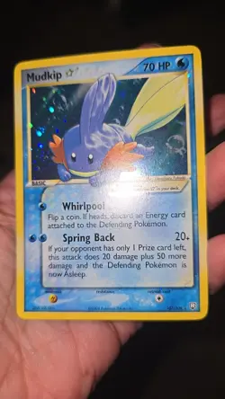 Mudkip 107/109 EX Team Rocket Returns Holo Rare Star 70 HP Pokemon TCG - Image 3