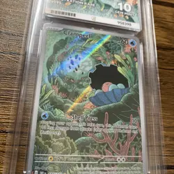 Pokemon TCG Clamperl 195/182 IR - Destined Rivals - Ace 10 Graded - Image 2