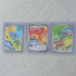 Pokemon First Partner Illustration Collection Series 1 - Kanto (Gen 1) Set - Image 1