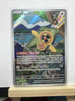 Pokemon Ascended Heroes Fan Rotom 250/217 Full Art English NM - Image 2
